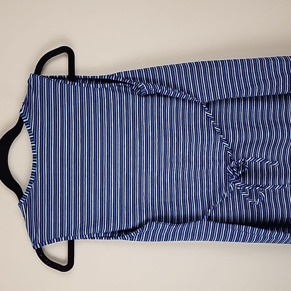 Mimi Maternity maxi dress sz M stripes - Picture 6 of 8